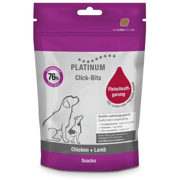 Platinum Dog Snack Click-bits chicken & lamb 150 g