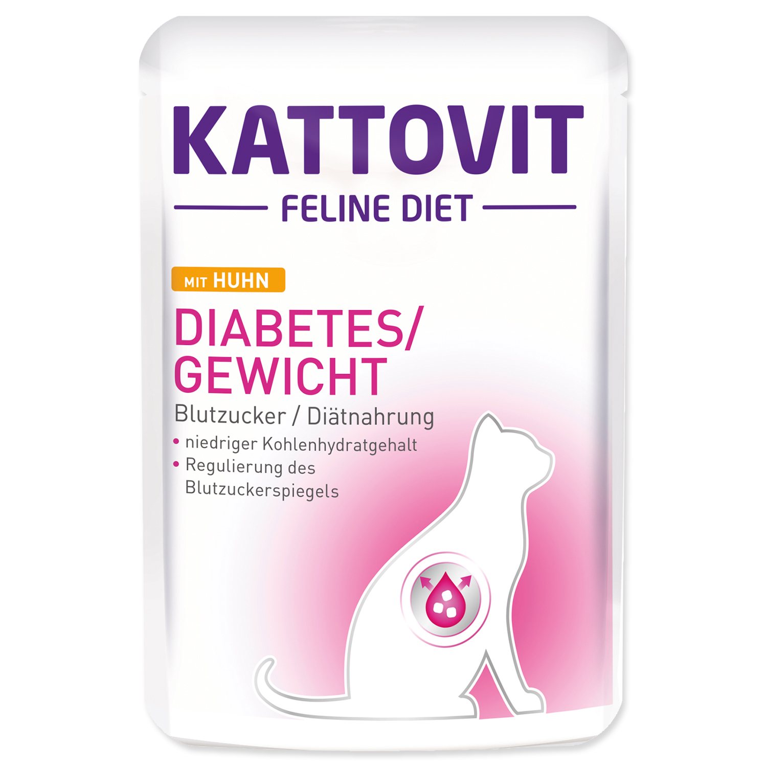 Kapsička KATTOVIT Diabetes kuře 85 g