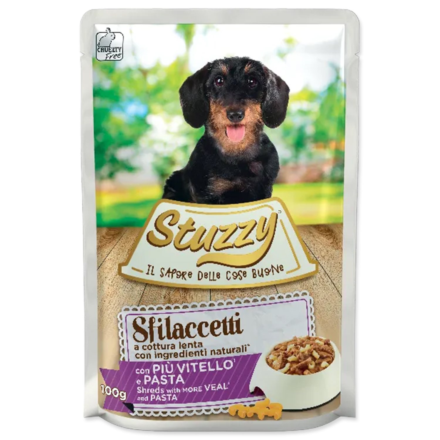 Kapsička STUZZY Dog Speciality telecí + těstoviny 100 g