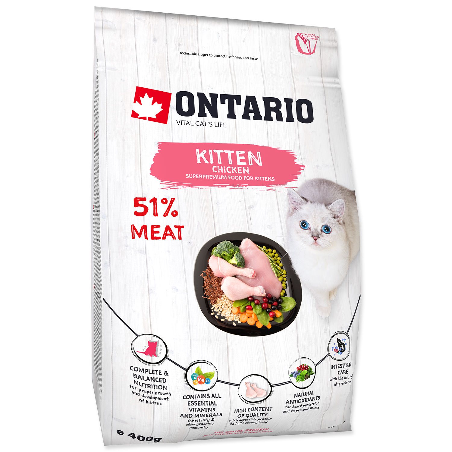 ONTARIO Kitten Chicken 0,4 kg