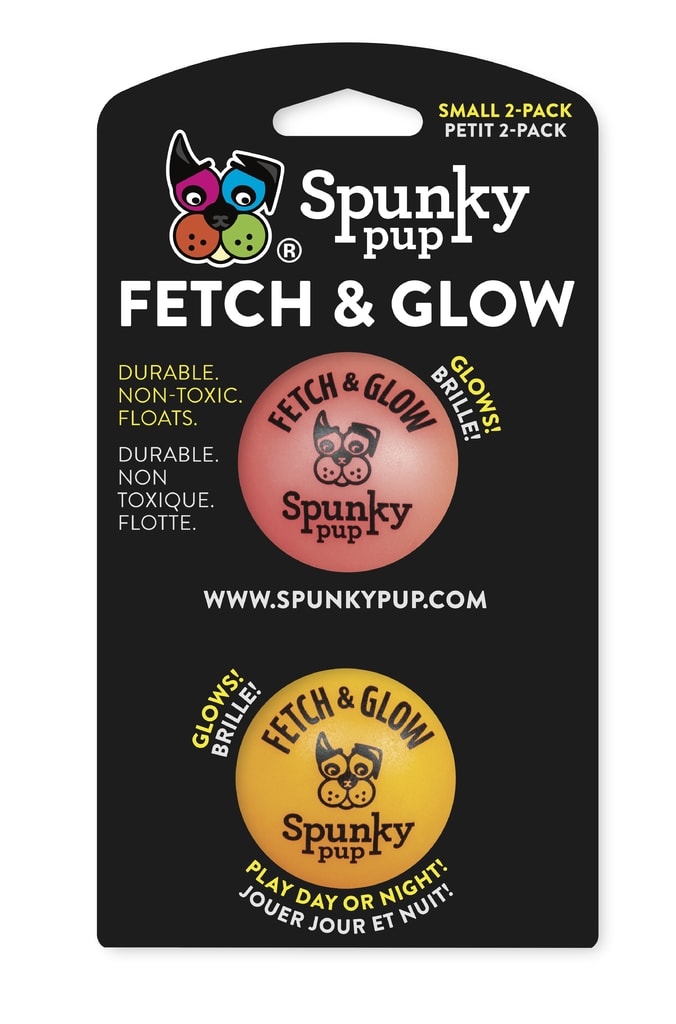 Svítící míček Spunky Pup 2ks 5cm