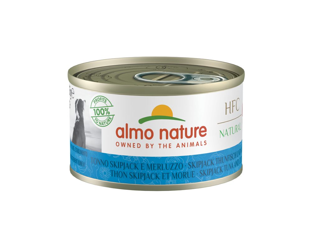 Almo Nature HFC DOG - Tuňák a treska 95g