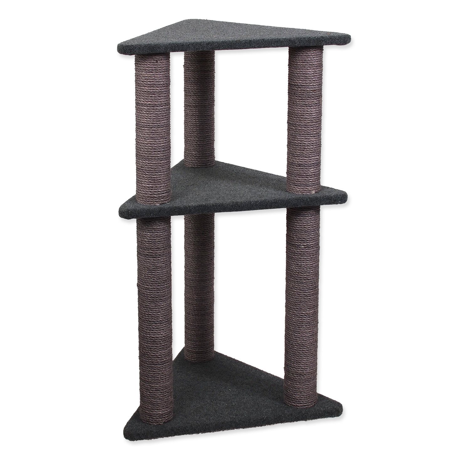 Odpočívadlo MAGIC CAT Elena koberec šedé 113 cm 1 ks