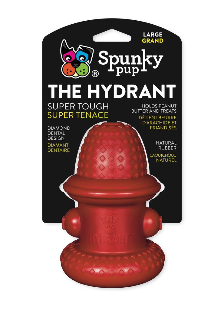 Hydrant ze 100% přírodní gumy Spunky Pup 13 cm
