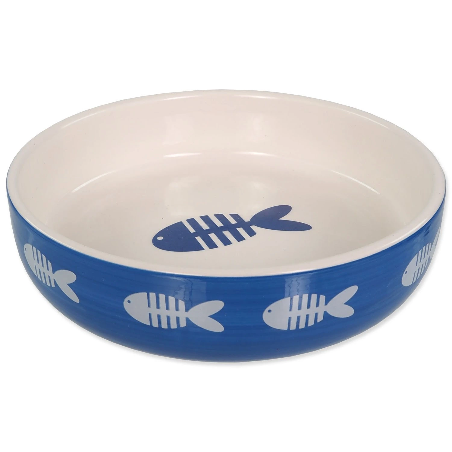 Miska MAGIC CAT keramická potisk ryba modrá 13 cm 0.26 l