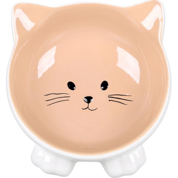 Miska keramika Puzi béžová 125 ml Flamingo