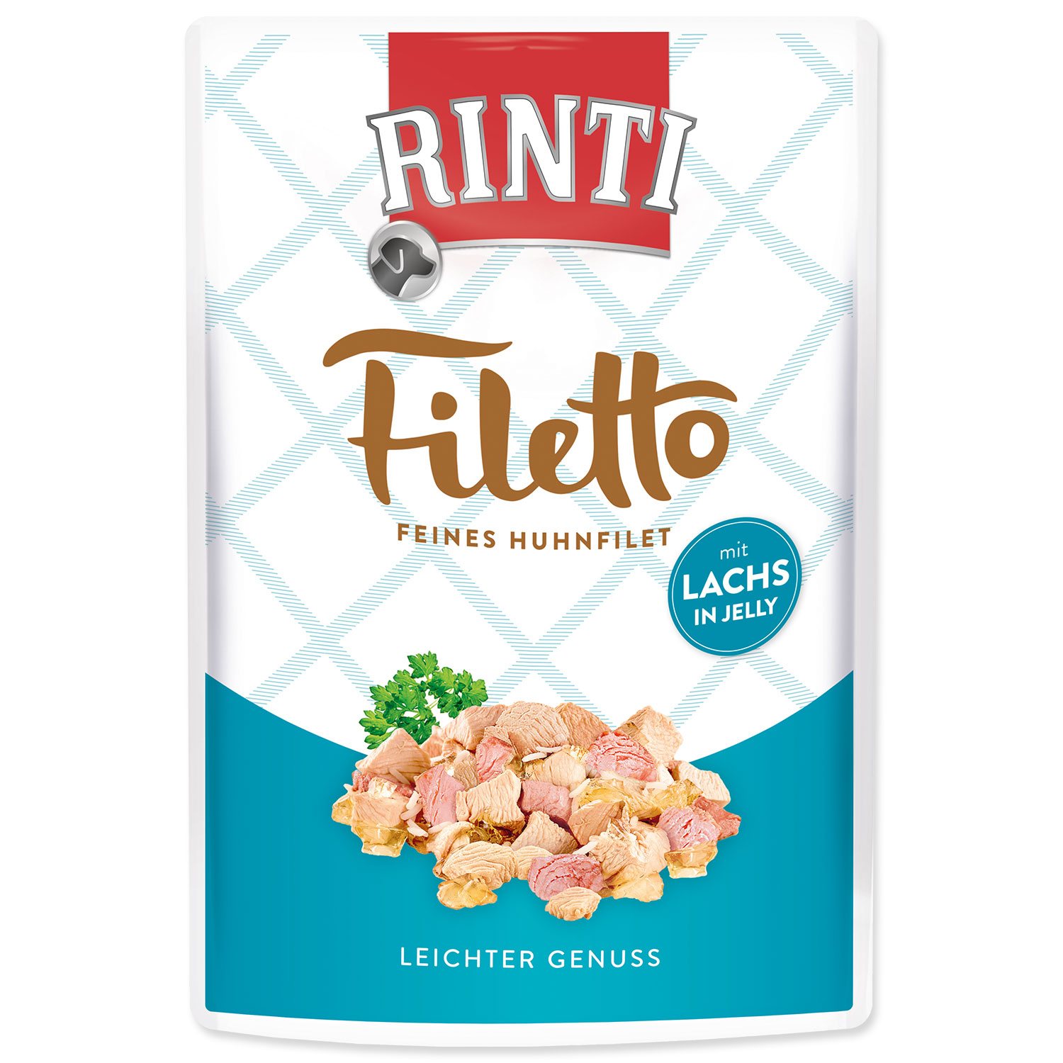 Rinti Dog Filetto kapsa kuře+losos v želé 100 g