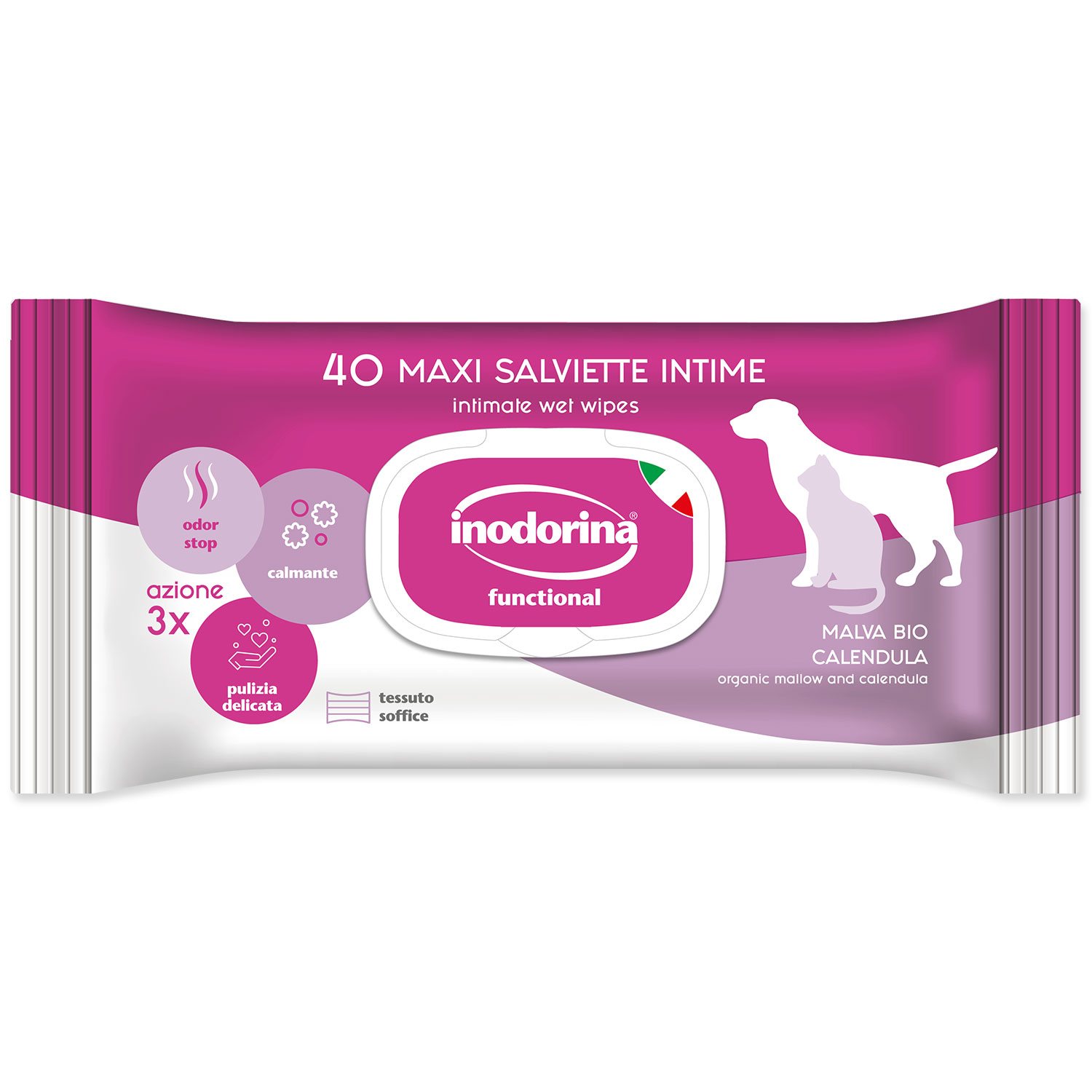 Ubrousky INODORINA intim 40 ks