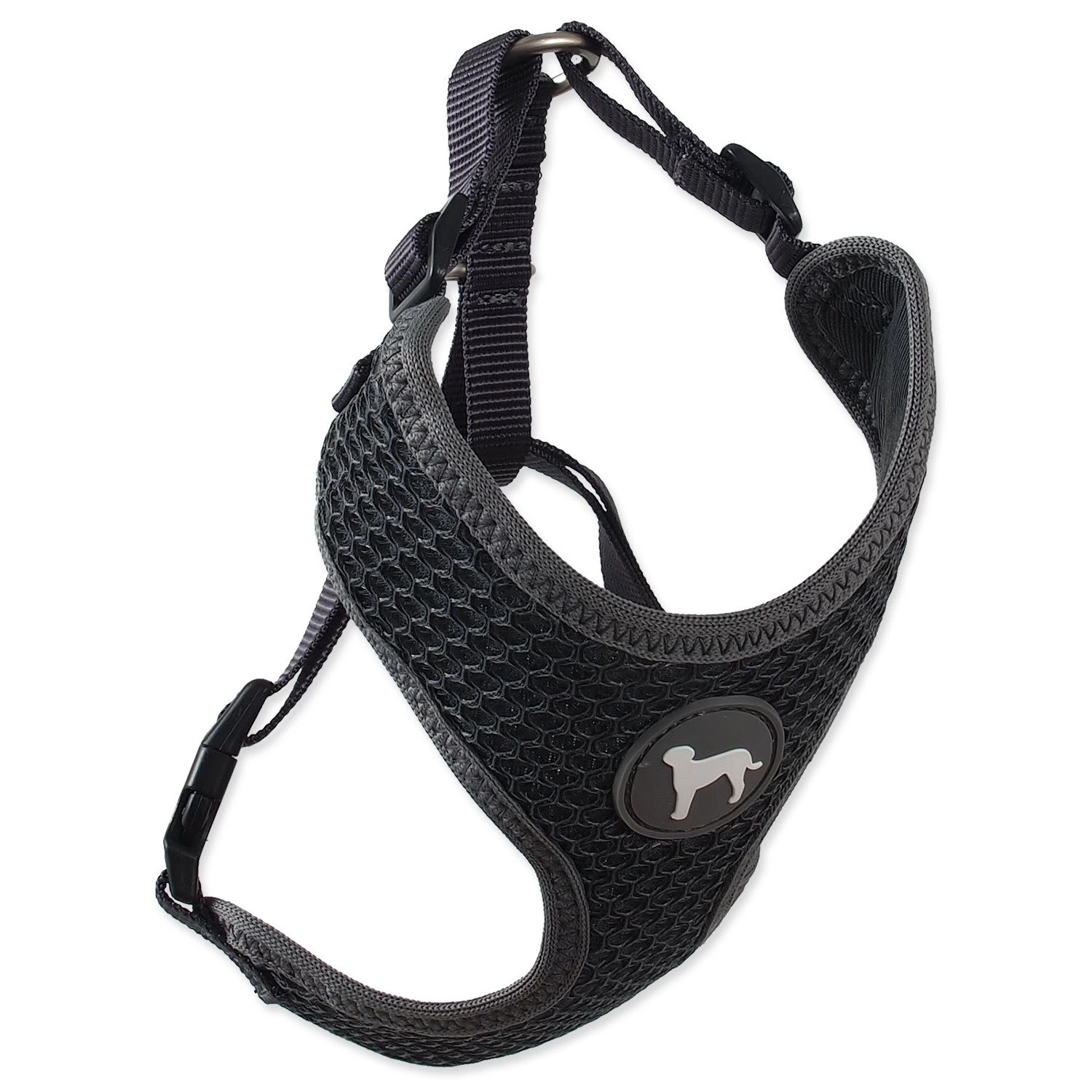 Postroj ACTIVE DOG Mellow šedý L 1 ks