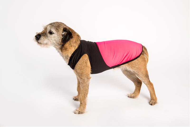 Samohýl Exclusive Obleček - Tílko Termo " Hanah" černo-růžový 65 cm