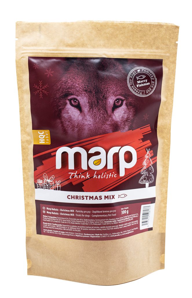 Marp Holistic Christmas Mix - vánoční pamlsky pro psy 300 g
