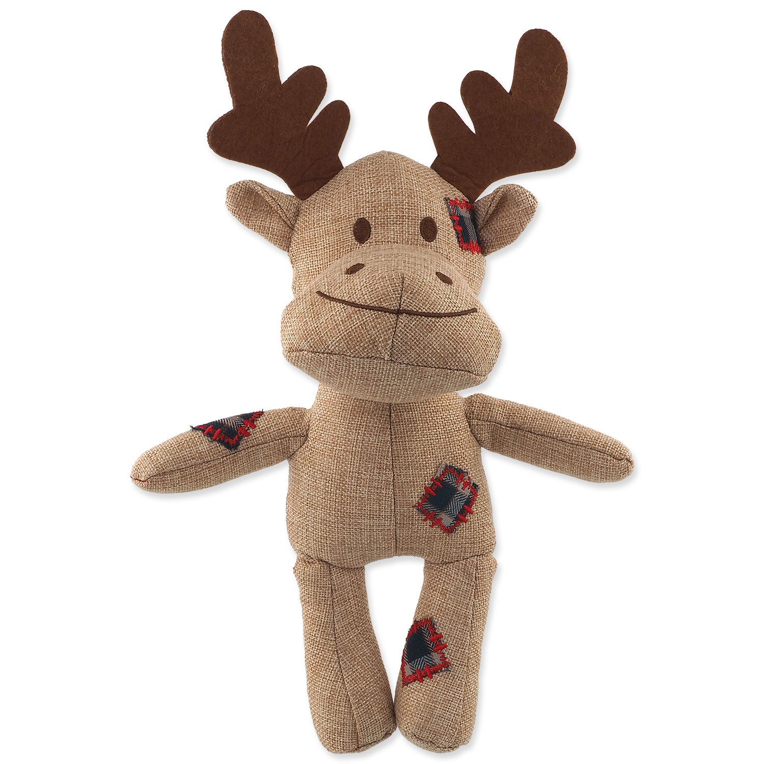 Hračka Dog Fantasy Winter Tale Sob juta pískací 30 cm