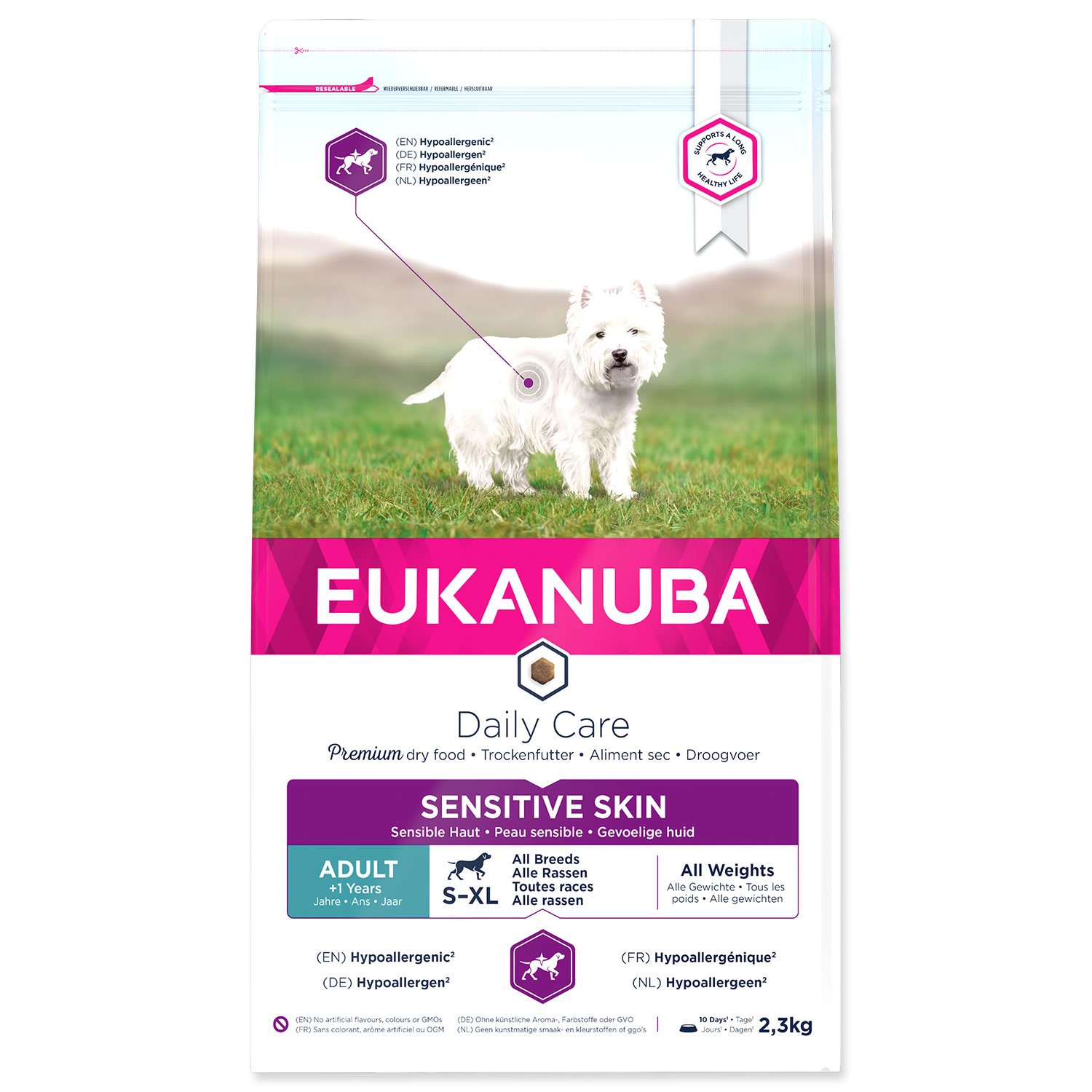Eukanuba Daily Care Sensitive Skin 2,3 kg