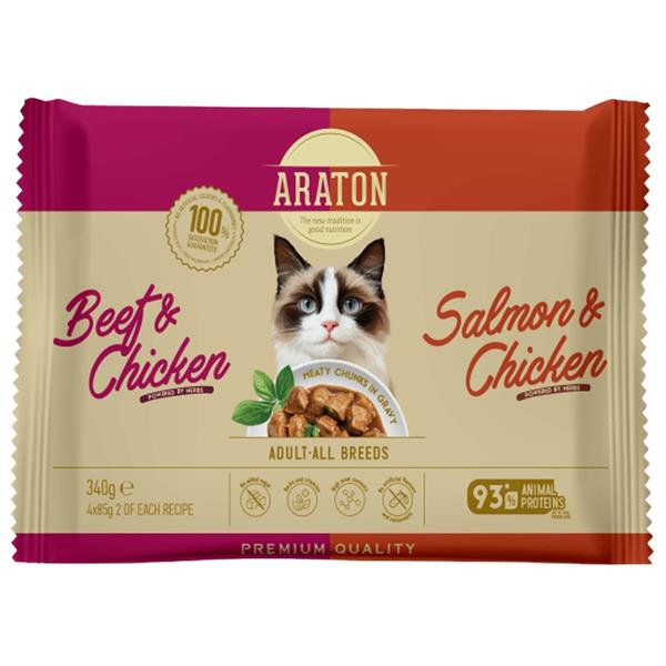Araton Cat kaps. Adult Multipack 4 x 85 g 4 x 85g