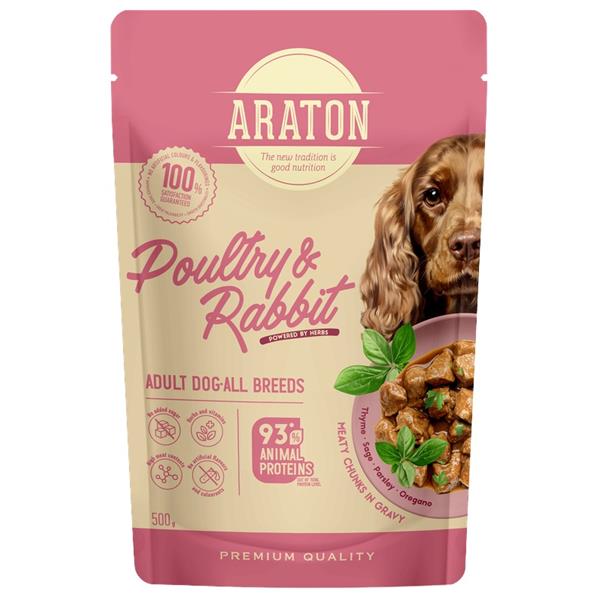 Araton Dog kaps. Adult Poultry/Rabbit  500g