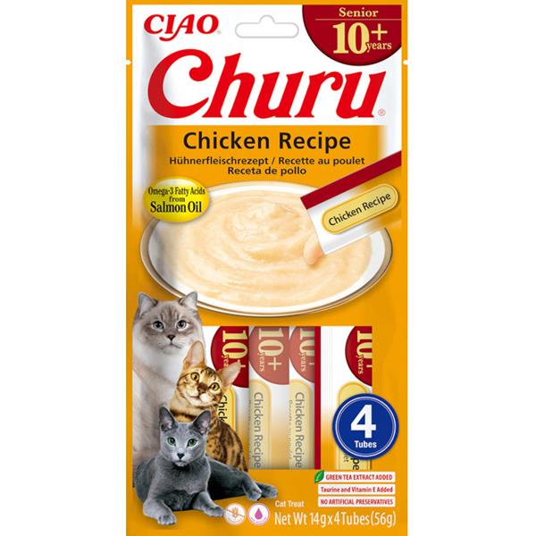 Churu Senior cat snack kuře 4x 14g