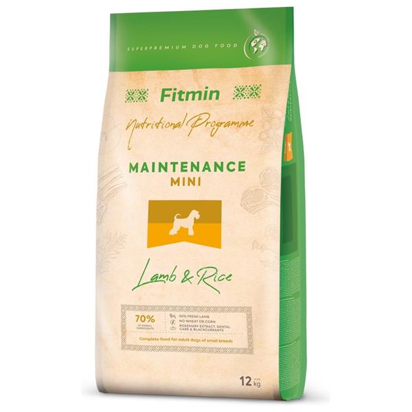 Fitmin dog mini lamb&rice 12 kg