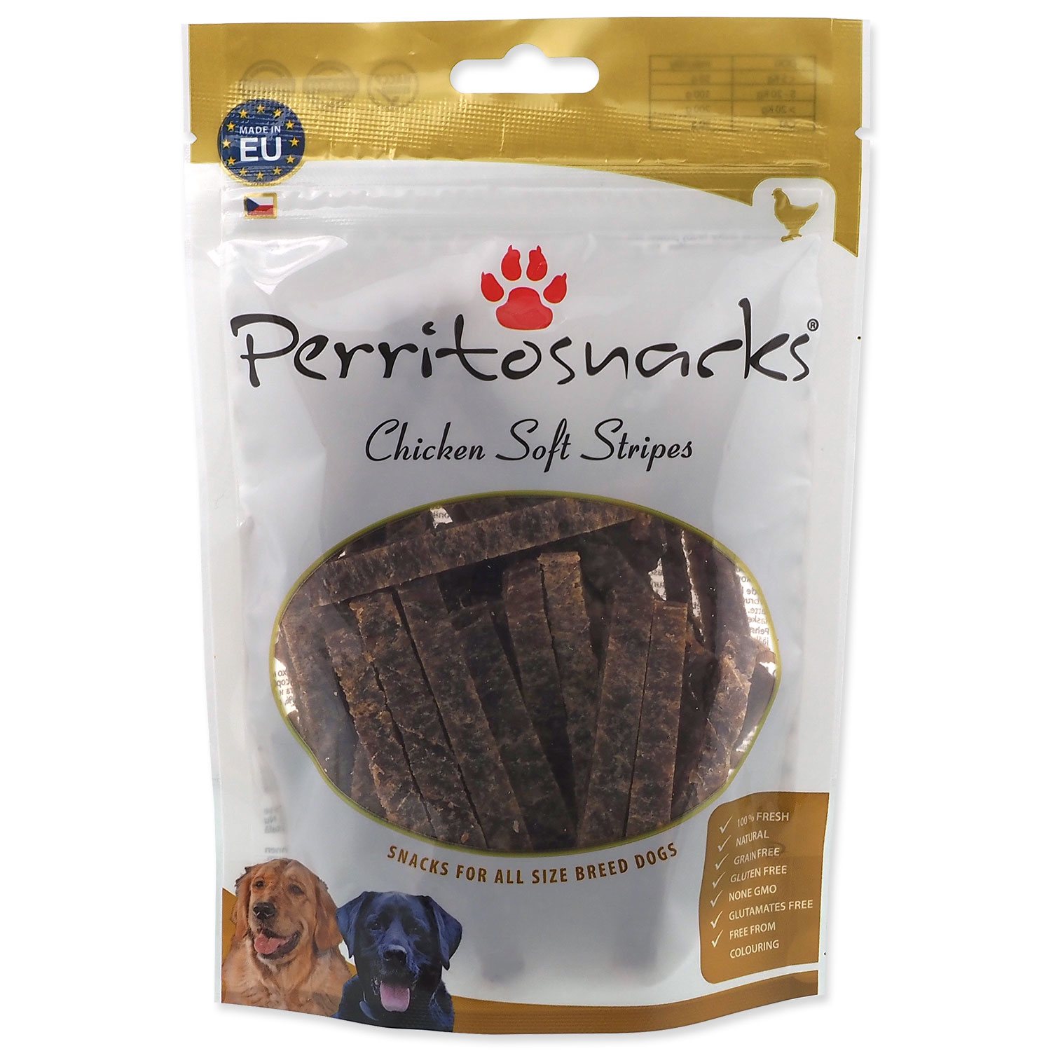 Pochoutka PERRITO Chicken Soft stripes 100 g