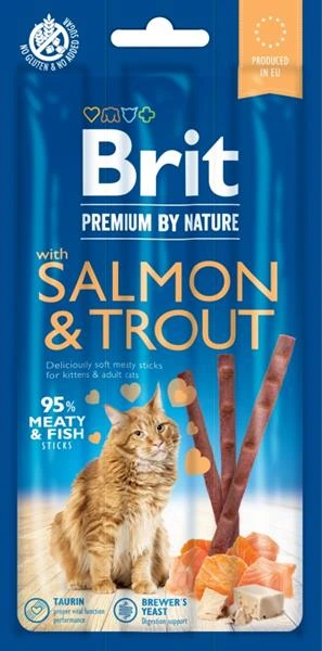 Brit Premium Cat by Nature Sticks Salmon&Trout(3pcs)