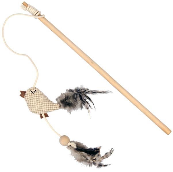 Hračka cat Vábnička myš s peřím DUVO+ (1 ks)