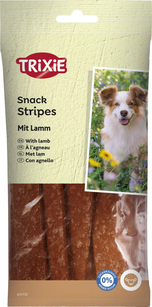 Trixie STRIPES light jehněčí pro psy 10ks 100g TR