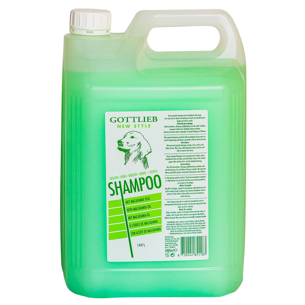 Gottlieb Bylinkový šampon s makadamovým olejem 5000 ml