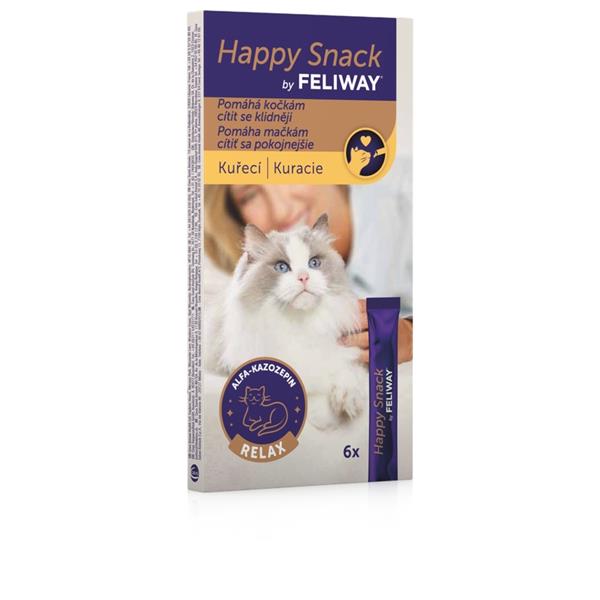 FELIWAY Happy snack s kuřecím 6 kusů