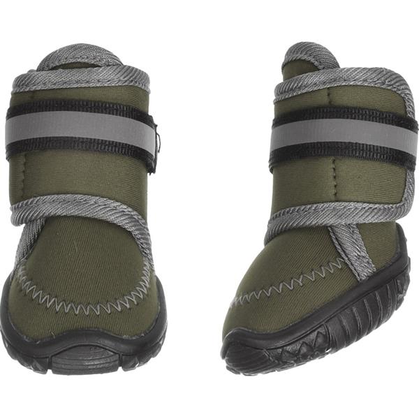 Botičky Kajan zelené vel. S (2 ks) 7x5,8 cm Flamingo