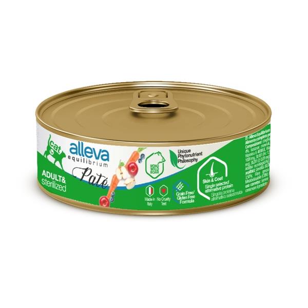 Alleva Equilibrum ALLEVA EQUILIBRIUM Cat konzerva Pate Sterilized Boar 85g