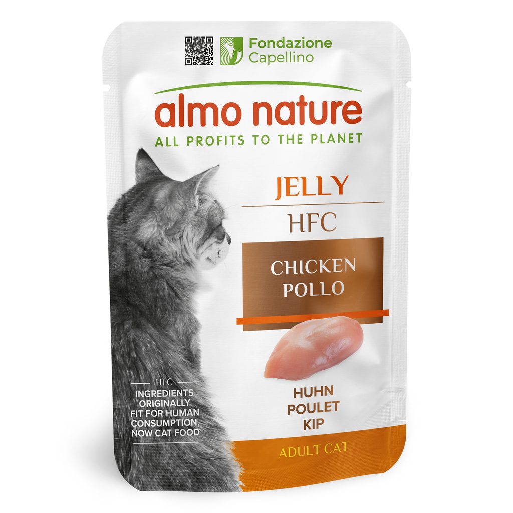 Almo Nature cat kaps. Jelly-kuře 55g