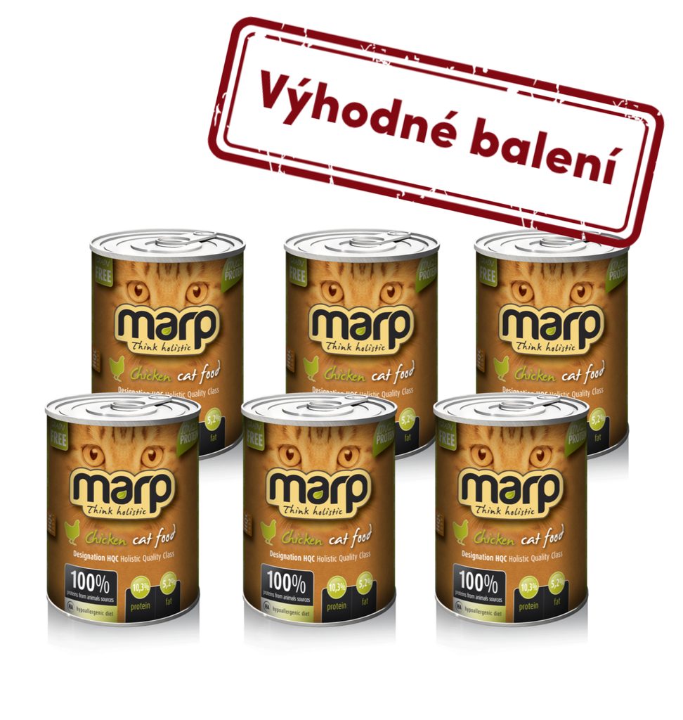 Marp Chicken konzerva pro kočky s kuřecím 6x400g