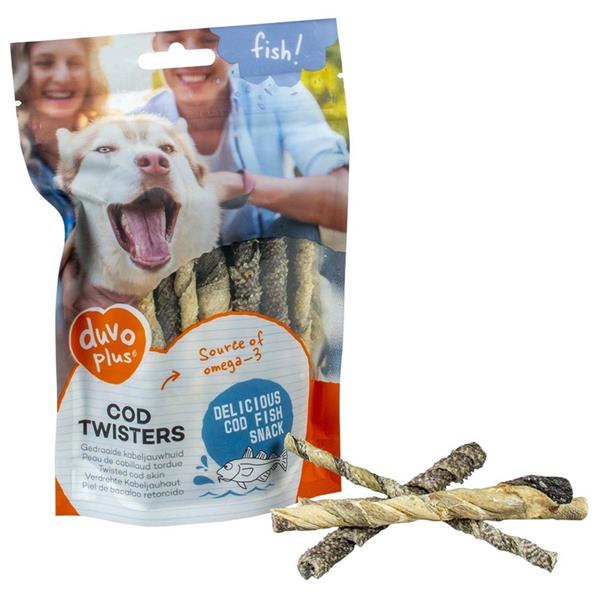 Duvo+ Fish! Duvo+ dog Fish! Cod twisters 100 g