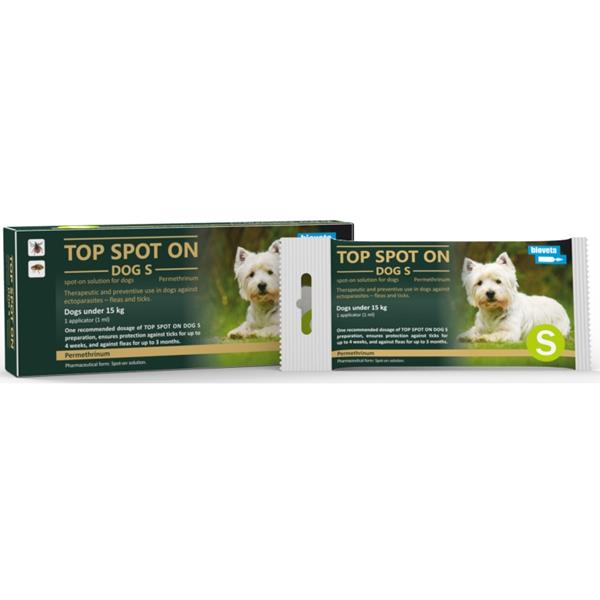 Top spot on Dog 1x1ml S (do 15kg)