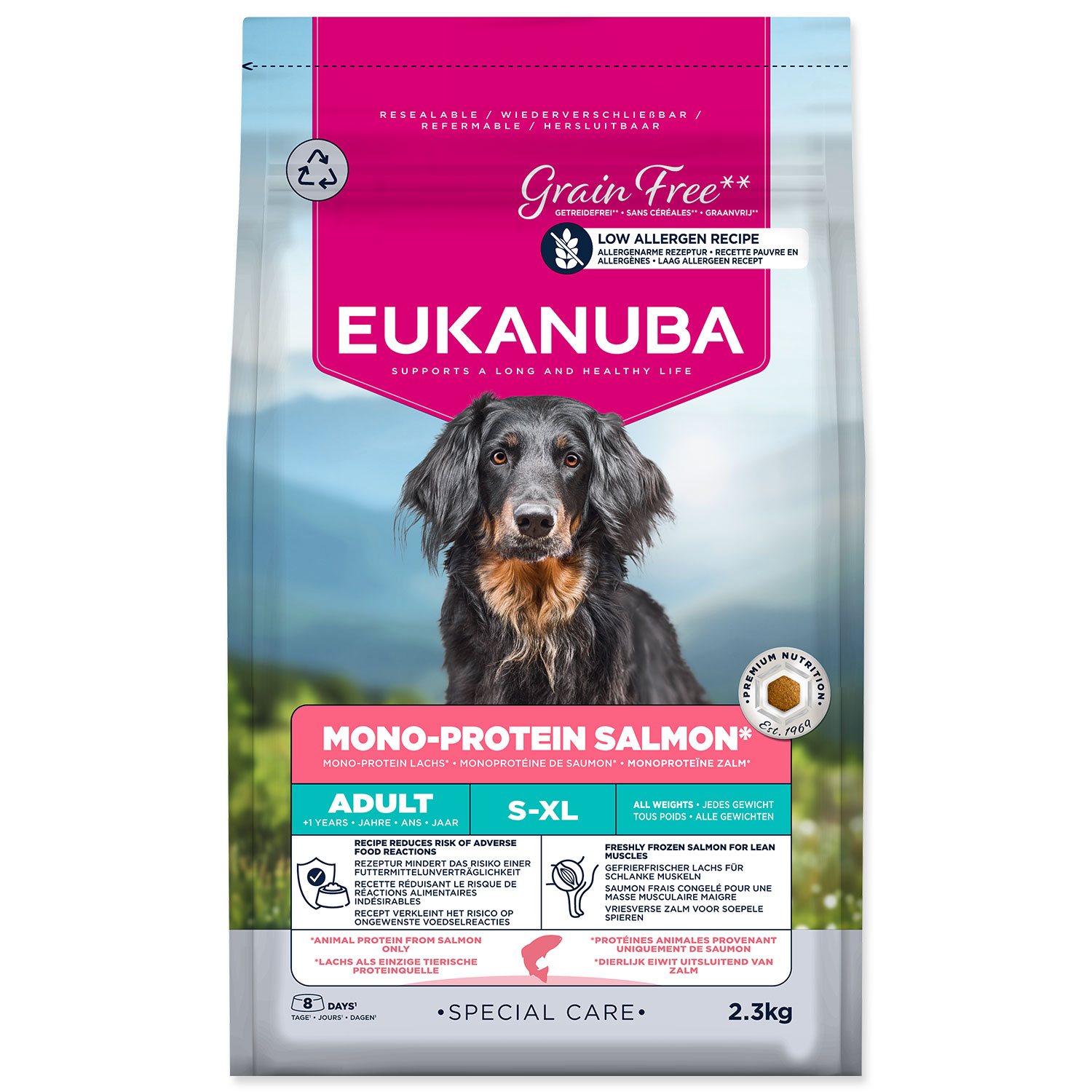 Krmivo EUKANUBA Special Care Adult Mono Protein Salmon 2,3kg