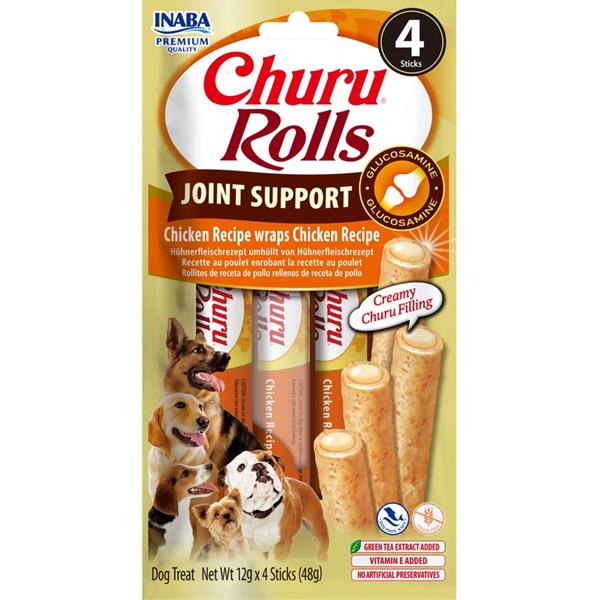 Churu Rolls Joint Support dog snack kuře 4 x 12 g