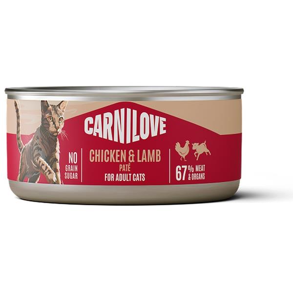 Carnilove Cat Can Paté Chicken&Lamb  100g