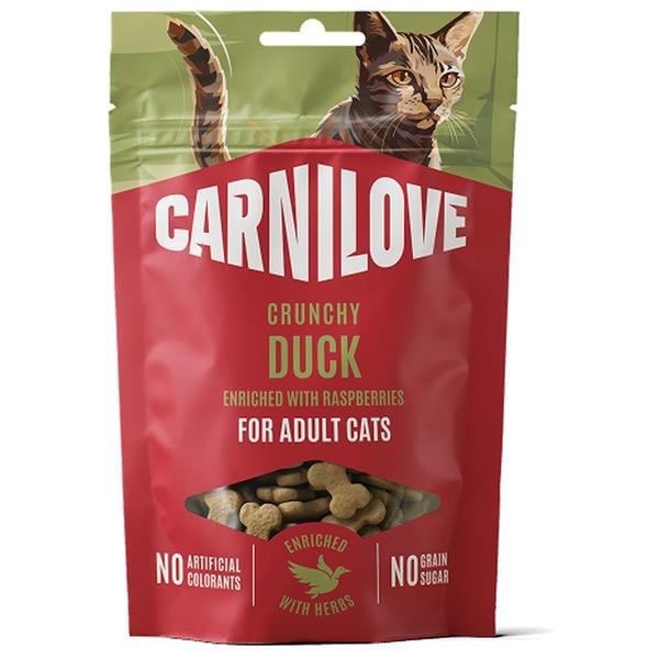 Carnilove Cat CRUNCHY Snack Duck+Raspberries  50g