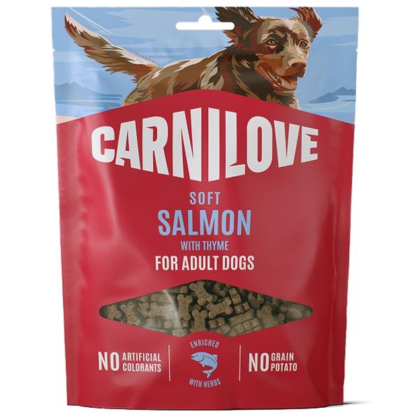 Carnilove Dog Soft Snack Salmon+Thyme small bite  200g