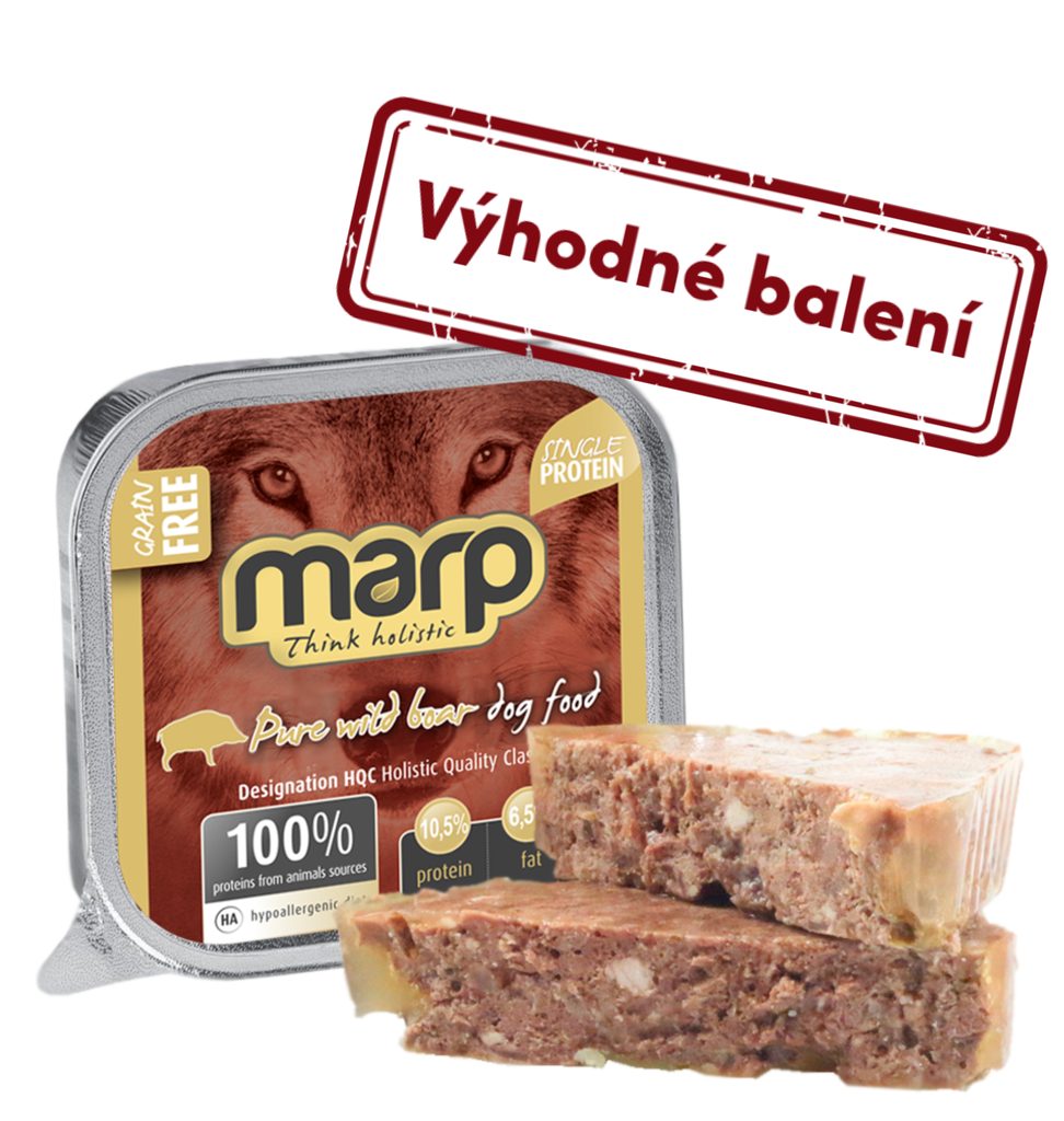 Marp Wild Boar vanička pro psy s divočákem 16x100g