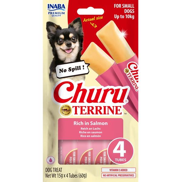 Inaba Churu Terrine Small Dog losos 4x15g