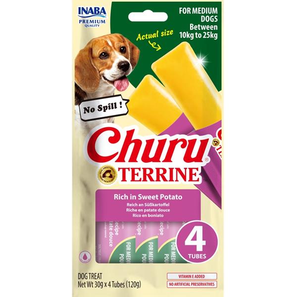 Inaba Churu Terrine Medium Dog batáty 4x30g