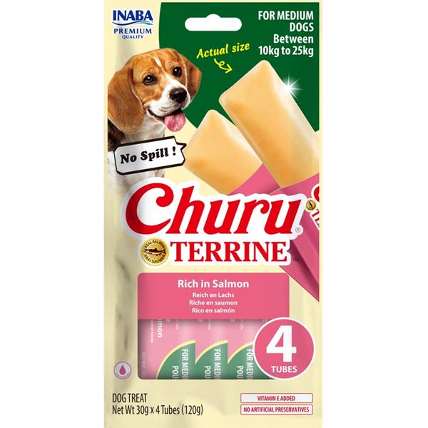 Inaba Churu Terrine Medium Dog losos 4x30g