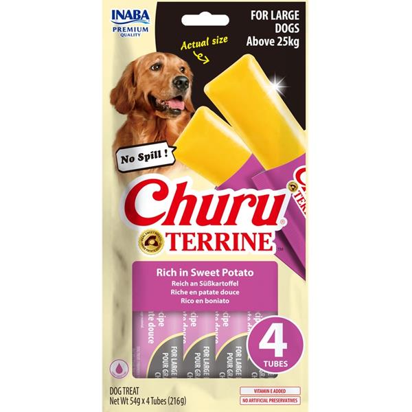 Inaba Churu Terrine Large Dog batáty 4x54g