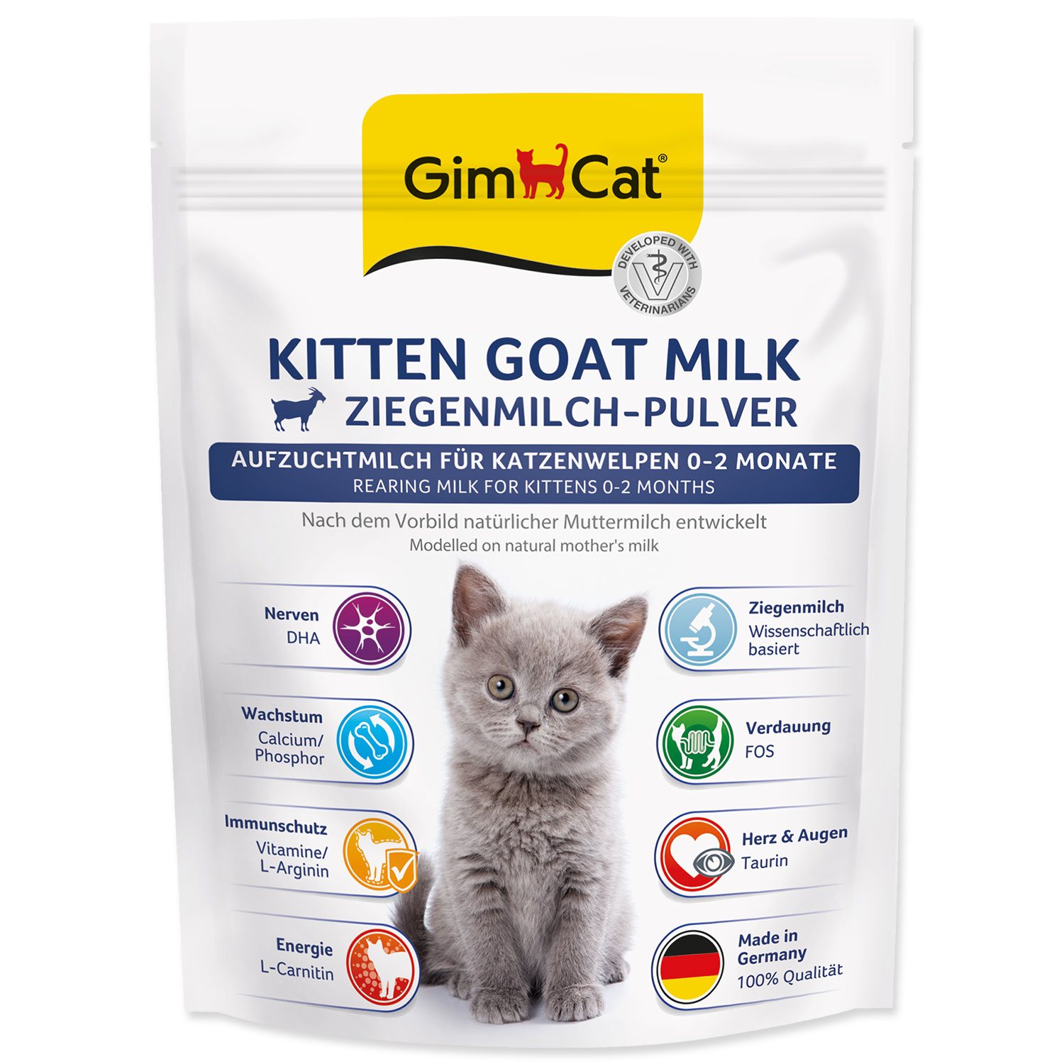 Mléko GimCat pro koťata kozí 200 g