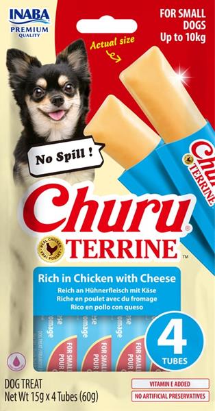 Inaba Churu Terrine Small Dog kuře a sýr 4x15g