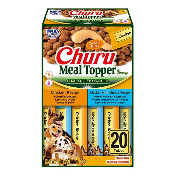 Inaba Churu Dog meal topper kuře multipack 20x14g
