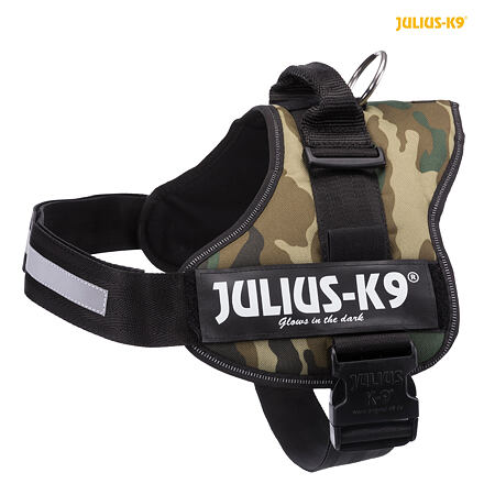 TRIXIE Julius-K9 silový postroj 3/XL 82-118 cm, - maskáčová