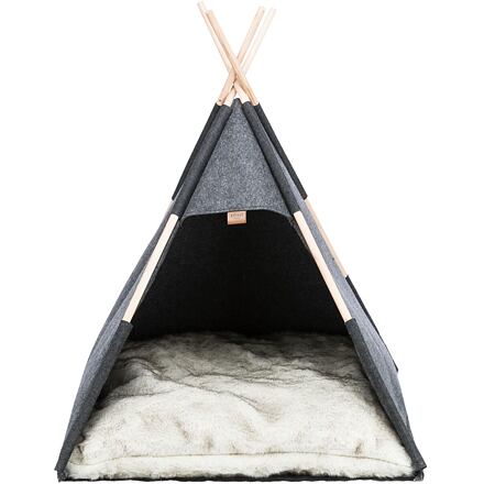 TRIXIE Jeskyňka TIPI, 70 x 70 x 70 cm, plsť, antracit