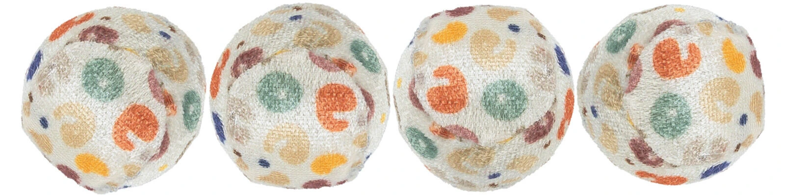 Míčky leopardí motiv  4 cm/ 4ks