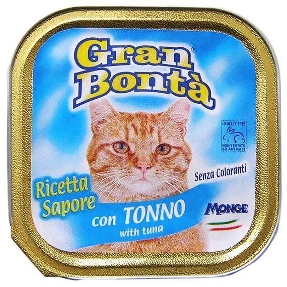 Monge GRAN BONTA paštika s tuňákem pro kočky 100g